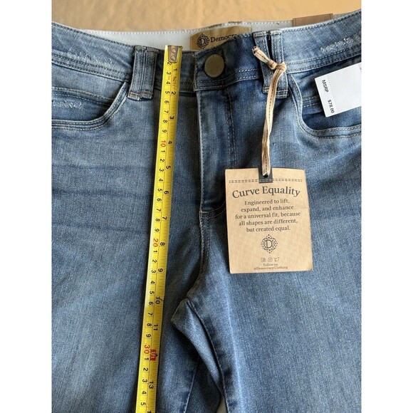 NWT Democracy Freedom Ankle Skimmer Jeans Women's 6 Blue Denim "Ab" Technology - Picture 4 of 5